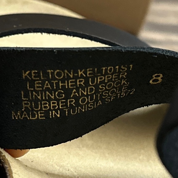 NIB Steve Madden Kelton Espadrille Platform Ankle Strap Sandal Black Leather 8 - Picture 12 of 13